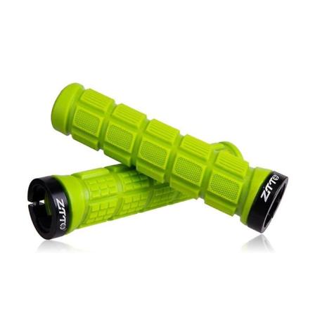 Cykelgrepp Cykelsparkcykel Cykelhandtag Gummi Mjuk Slitstark Anti-halk ände Green