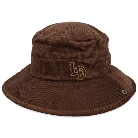 Les Deux - Brun bucket Hatt - Corduroy Safari Hat Slate Brown Bucket @ Hatstore
