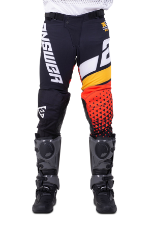 Answer Racing Elite Korza Crossbyxor Svart/Vit/Orange 28