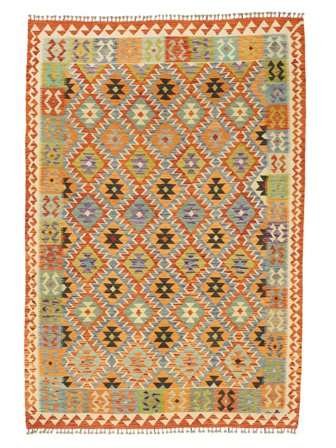 Kilim Afghan Old Style Rug Oriental (Wool, Afghanistan)