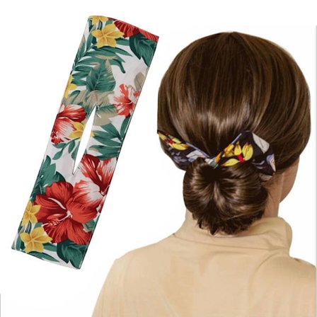 Näppärä nuttura painettu hiuslenkki köysi pääpanta kesäinen hiusneula letittäjä tekijät naisten solmittu muoti kangas hiusnauhat hiusten 