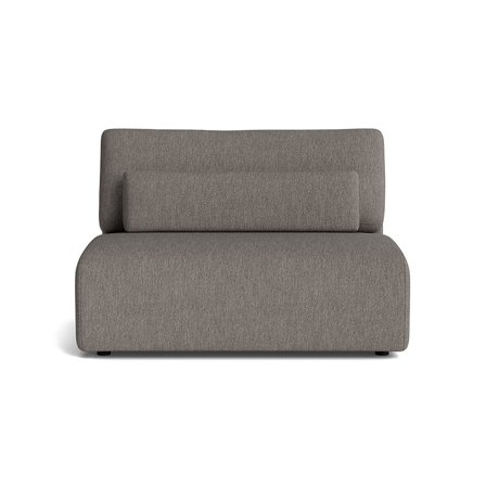 Cloud 1 personers modul - Alpine Grå Sofa - 123x110x80cm - Komfortabelt & Modulært Design - Perfekt til Afslapning i Stuen