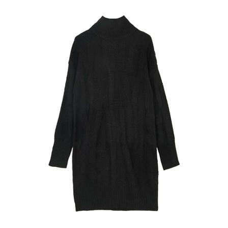 Silvian Heach Knitted Kjole Sort, Dame