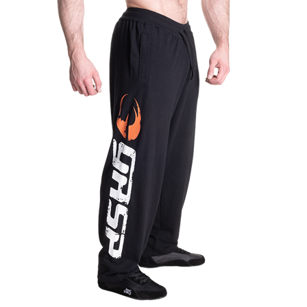 Gasp Sweatpants, Black/White