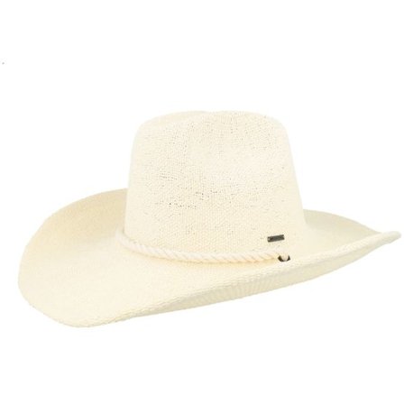 Brixton - Vit western Hatt - Austin Cowboy Hat Bone Straw Hat @ Hatstore