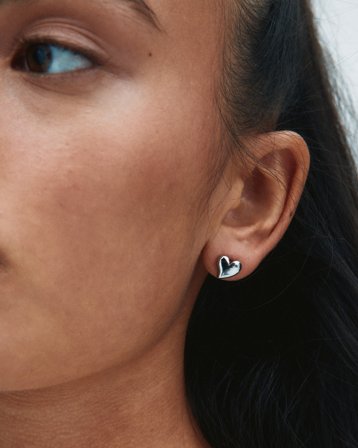 Edblad Amorina Studs Silverfärgad Smycken Tjej - Kids Brand Store