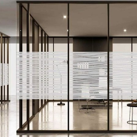 Statisk klamrende vindusfilm, blackout statisk film, selvklebende, UV