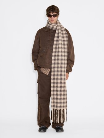 Holzweiler Aster Check - Brown Check - Women's - One size