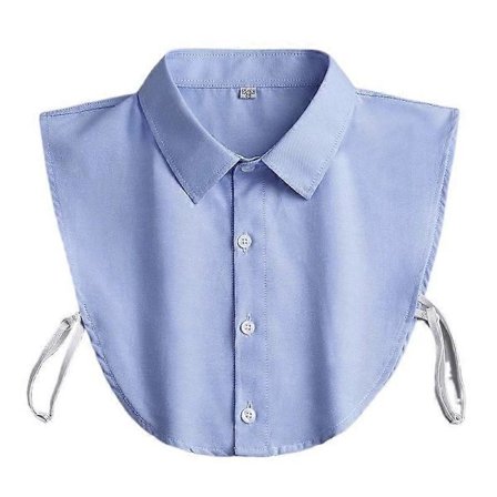 Løs skjortekrage unisex ren bomull allsidig spiss krage profesjonell Himmelsblå.3XL.160.190.katties