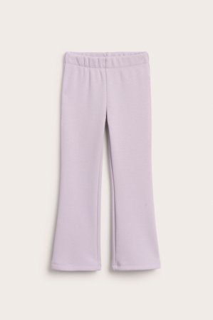 Kappahl | Varm flare-leggings | Lyselilla