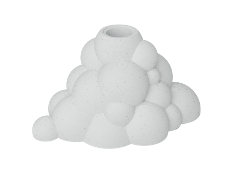 Dazzle & Dawn Bubble Lysestake-for-LED-lys Fuzzy-MarbleWhite H7