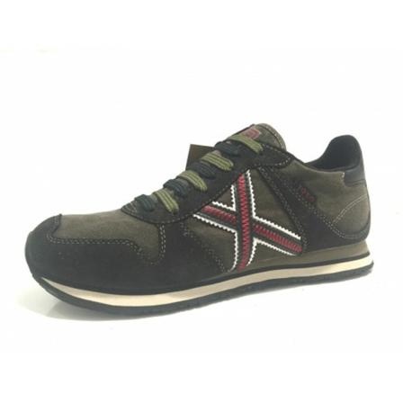 Munich, Massana Sneaker shoes U16mu 02 suede fabric Groen, Heren, Maat:41 EU