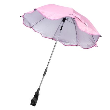 K yt nn llinen Vauvanvaunujen Aurinkovarjo Monitoiminen Ratasvarjo Vauvanvaunutarvikkeet Ulkok ytt n Pink 76.5x65cm