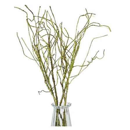 Kunstig Mos Koralkvist Bøjlig Pinde Livagtig Plante Hjemmedekoration Bryllup Blomst Væggen Gren Gulv Vase Fyldstof (Grøn)