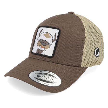 Avatar: The Last Airbender - Brun trucker Keps - Appa Brown/Khaki Trucker @ Hatstore