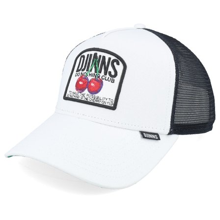 Djinns - White trucker Caps - Hft Cap Dnc Cherry White/Black A-Frame Trucker @ Hatstore