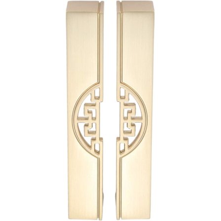 2 st guld skåphandtag, skåphandtag, vintage retro stil skåpknopp för sovrum, köksskåp, skåp, garderob, byrå (128 mm guld)