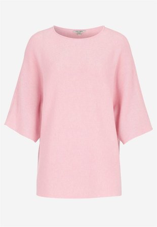 Cellbes of Sweden - Fintstrikket trøje i lys rosa til damer i størrelse 54/56