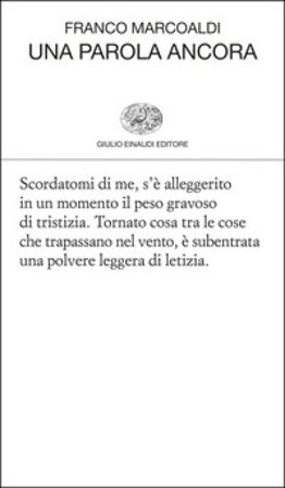 Una parola ancora Franco Marcoaldi