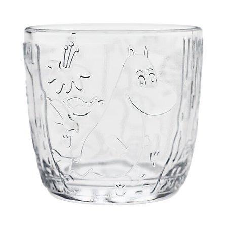 MOOMIN-ARABIA Glass 28cl Mummi Klar 2stk