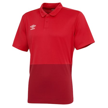 Umbro Pojkar Polyester Pikétröja S Vermillion/Jester Red