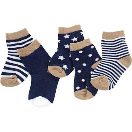 Sömlösa strumpor för pojkar 0-5 år, bomullssportstrumpor, färgglada