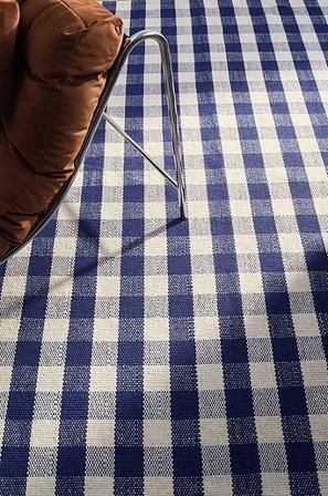 Jotex - Dywan Niebieski/biały - BILLE - Kup Dywany wełniane firmy Jotex