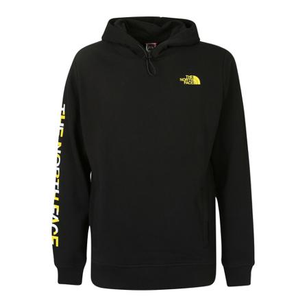 The North Face Logo drawstring hoodie Sort, Herre