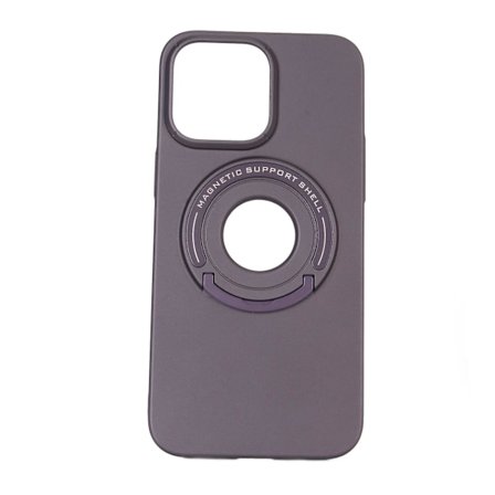 Magnetisk Telefon Cover PC Mat Anti-Fald Beskyttende Telefon Cover med Støtte til IOS 14Pro Lilla (FMY) Solid Normal