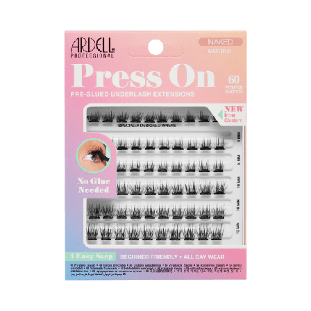 Ardell Press On Naked Natural Multipack Presentaskar & set Unisex Svart 60 ST