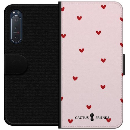 Yhteensopiva Lompakkokotelo Sony Sony Xperia 5 II Cactus and Friends – HeartSprinkle