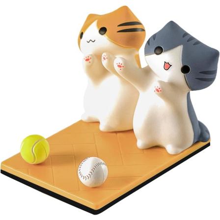 IC Söt katt Smartphoneställ Telefonhållare Tecknad Djur Japansk Anime (Pumpa och Gabriel)