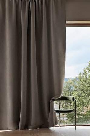 Jotex - Maßgeschneiderter Verdunkelungsvorhang Taupe - NICO - Kaufe Vorhänge und Gardinen bei Jotex