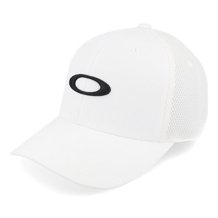 Oakley - White flexfit Lippis - Ellipse Mesh White/Black Flexfit @ Hatstore