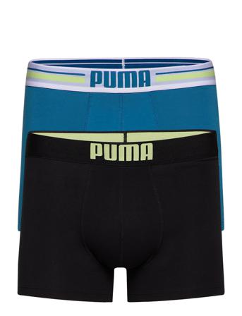 Puma Placed Logo Boxer 2P Bokserit Sininen PUMA