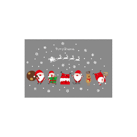 Juleplakater Vægklistermærker Glasdekorationer Vinduer Glasdekoration Klistermærker