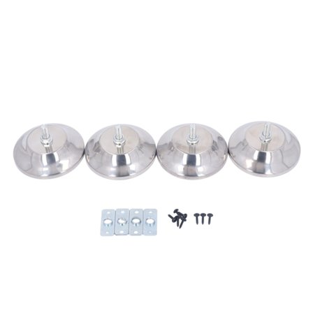 4 ST Biljardbord Ben Nivellerere 5 tommer Justerbare Heavy Duty Nivelleringshevere for Fotballbord Ping Pong Bord