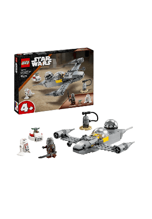 LEGO Star Wars: The Mandalorian Mando and Grogu’s N-1 Starfighter 75410 Byggsatser Unisex ONESIZE