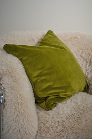 Jotex - Putetrekk 50x50 Cm olivengrønn - BOBBI - Kjøp Pynteputer & trekk hos Jotex