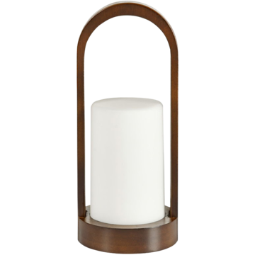 Ljushållare LED Duni Easy Valnöt 240x100mm