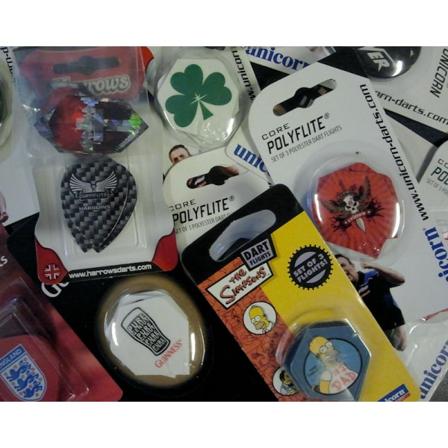 Blandade Dartflights 10p