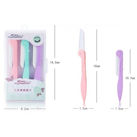 Eyebrow knife (3pcs) - trim eyebrows Beard knife Christmas gifts