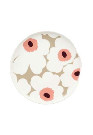 Marimekko Unikko Plate 20cm Sovrum Unisex Röd 20