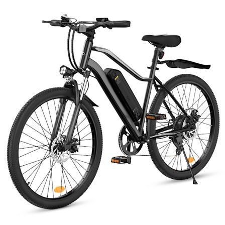 Elcyklar iScooter EB3 elektrisk cykel 26 tum,500W motor,10.4Ah batteri, topphastighet 32km/h,räckvidd 100 km,5 hastighetslägen, LED-skärm