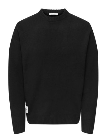 ONLY & SONS Onspage Rlx Ls Crew Knit Xt - Black - XXL