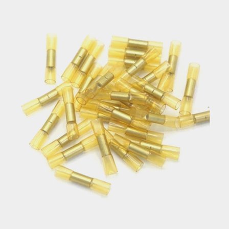 Izolované spojovací dutinky Skyllermarks, pro kabel 4 - 6 mm², žluté, balení 100 ks