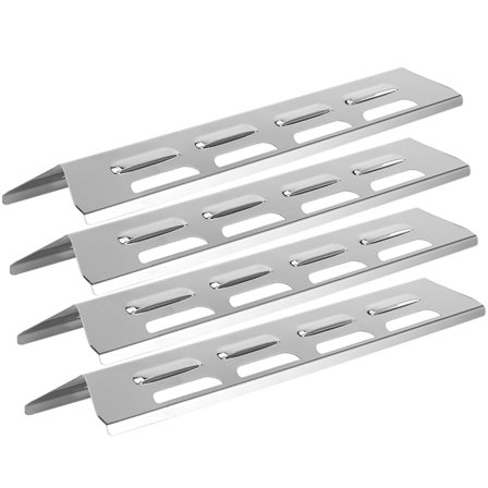 Erstatningsvarmeplate/skjold i rustfritt stål, kompatibel med utvalgte gassgrillmodeller fra Campingaz, Alice's Garden, Char-Broil, CCLIFE, LANDMANN 