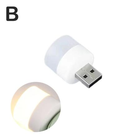 Led Nattljus 5v Usb Mini Bärbar Vit Varm Vit Ljus Boo