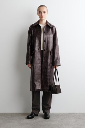 COS Women's Bolso Bowling Marais Mini Ante Bag in Marrón