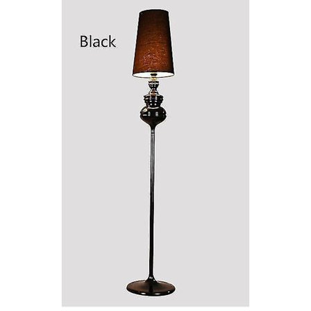 Nordisk enkel spansk guardian guld svart och vitt silver kalebass golvlampa för sovrum vardagsrum